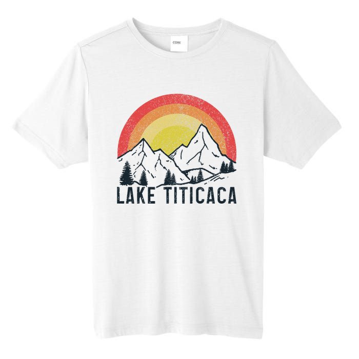 Titicaca Lake Bolivia Vintage Bolivian Souvenir Tall Fusion ChromaSoft Performance T-Shirt