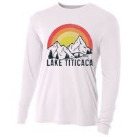 Titicaca Lake Bolivia Vintage Bolivian Souvenir Cooling Performance Long Sleeve Crew