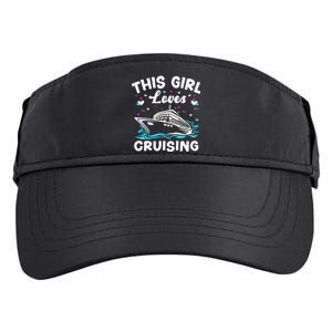 This Loves Cruising Cruise Ship Trip Funny Gift Adult Drive Performance Visor