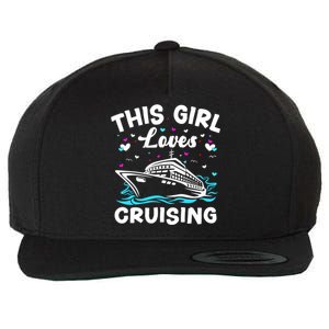 This Loves Cruising Cruise Ship Trip Funny Gift Wool Snapback Cap