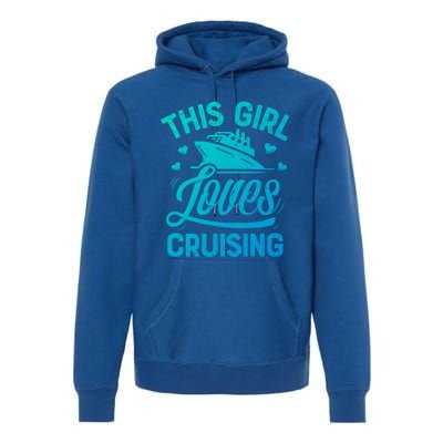 This Loves Cruising Gift Cruise Ship Lover Premium Hoodie