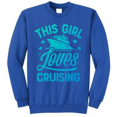 This Loves Cruising Gift Cruise Ship Lover Tall Sweatshirt