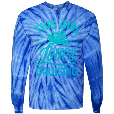 This Loves Cruising Gift Cruise Ship Lover Tie-Dye Long Sleeve Shirt