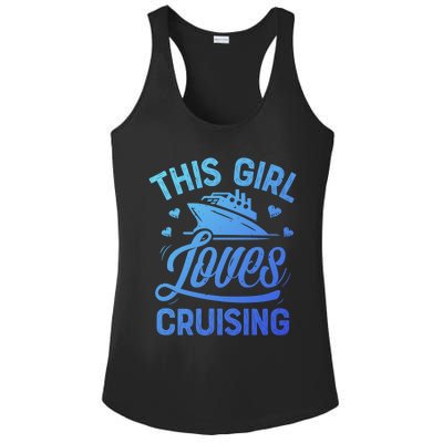 This Loves Cruising Gift Cruise Ship Lover Ladies PosiCharge Competitor Racerback Tank