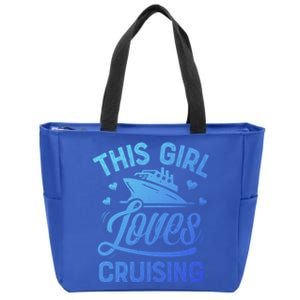 This Loves Cruising Gift Cruise Ship Lover Zip Tote Bag