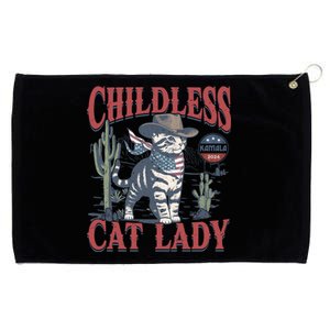 This Less Cat Lady Ladies Is Voting Kamala Election 24 Gift Grommeted Golf Towel