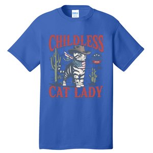 This Less Cat Lady Ladies Is Voting Kamala Election 24 Gift Tall T-Shirt