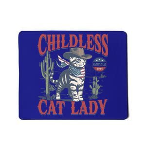 This Less Cat Lady Ladies Is Voting Kamala Election 24 Gift Mousepad