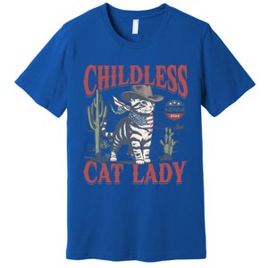 This Less Cat Lady Ladies Is Voting Kamala Election 24 Gift Premium T-Shirt