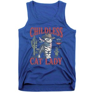 This Less Cat Lady Ladies Is Voting Kamala Election 24 Gift Tank Top