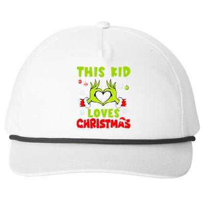 This Loves Christmas Xmas Pajama  Snapback Five-Panel Rope Hat