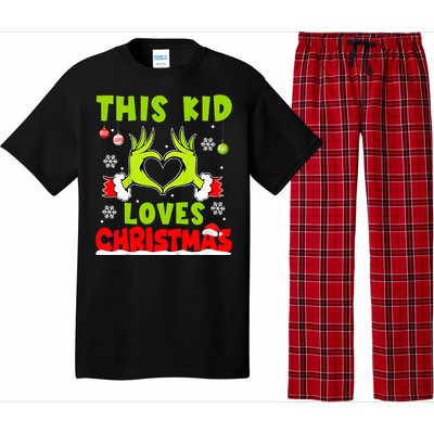 This Loves Christmas Xmas Pajama  Pajama Set