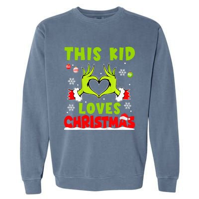 This Loves Christmas Xmas Pajama  Garment-Dyed Sweatshirt