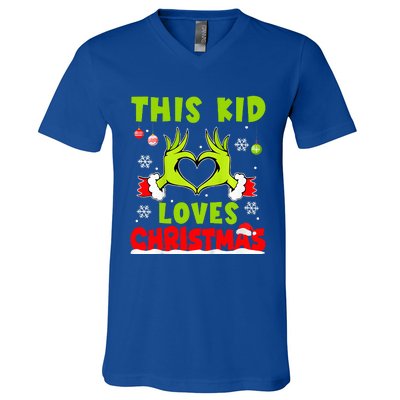 This Loves Christmas Xmas Pajama  V-Neck T-Shirt