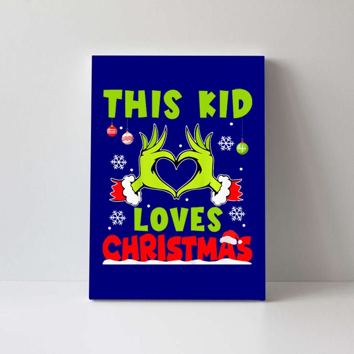 This Loves Christmas Xmas Pajama  Canvas