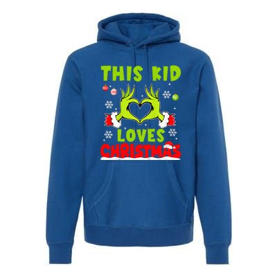 This Loves Christmas Xmas Pajama  Premium Hoodie