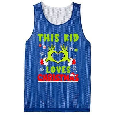 This Loves Christmas Xmas Pajama  Mesh Reversible Basketball Jersey Tank