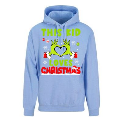 This Loves Christmas Xmas Pajama  Unisex Surf Hoodie