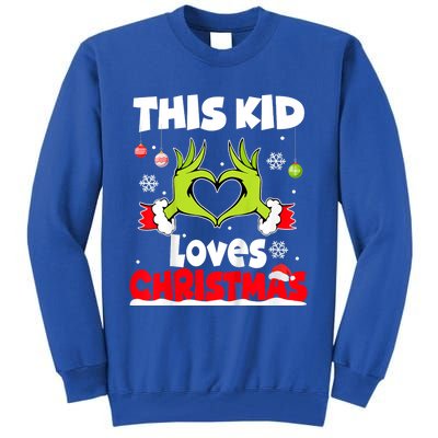 This Loves Christmas Xmas Pajama Tall Sweatshirt