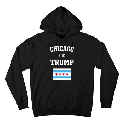 The Lioness Chicago For Trump Flag Hoodie