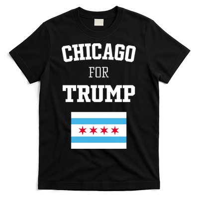 The Lioness Chicago For Trump Flag T-Shirt