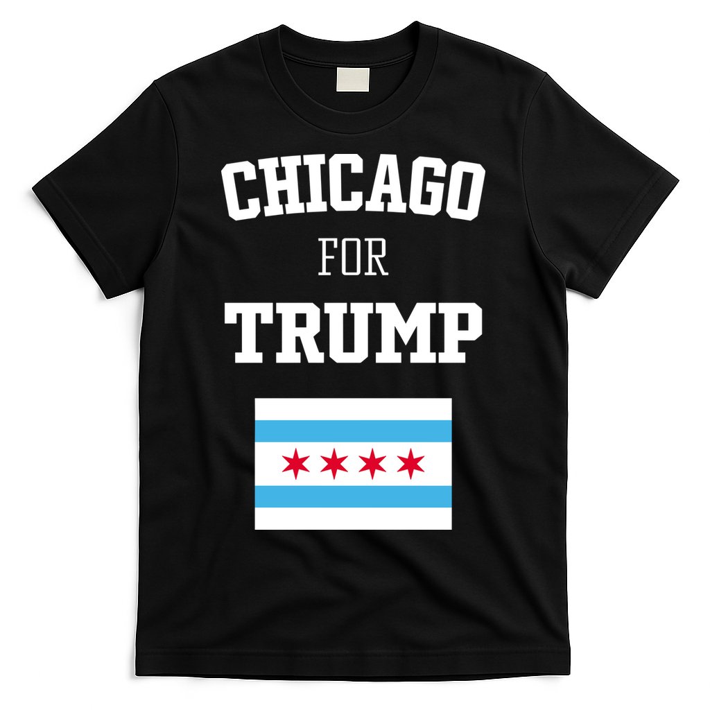 The Lioness Chicago For Trump Flag T-Shirt