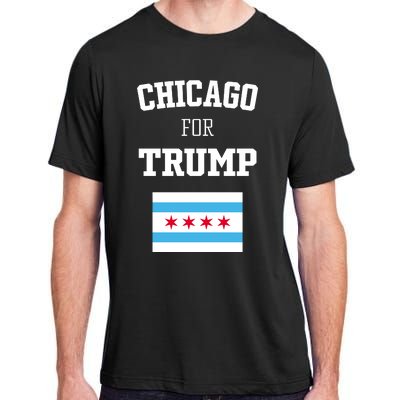 The Lioness Chicago For Trump Flag Adult ChromaSoft Performance T-Shirt