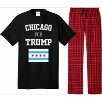 The Lioness Chicago For Trump Flag Pajama Set