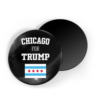 The Lioness Chicago For Trump Flag Magnet