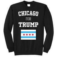 The Lioness Chicago For Trump Flag Tall Sweatshirt