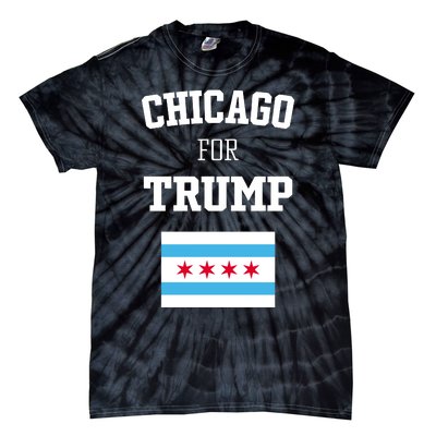 The Lioness Chicago For Trump Flag Tie-Dye T-Shirt