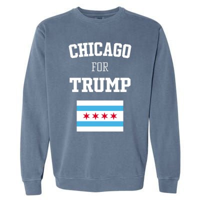 The Lioness Chicago For Trump Flag Garment-Dyed Sweatshirt