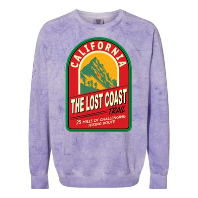 The Lost Coast Trail California Colorblast Crewneck Sweatshirt