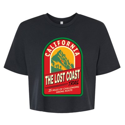 The Lost Coast Trail California Bella+Canvas Jersey Crop Tee