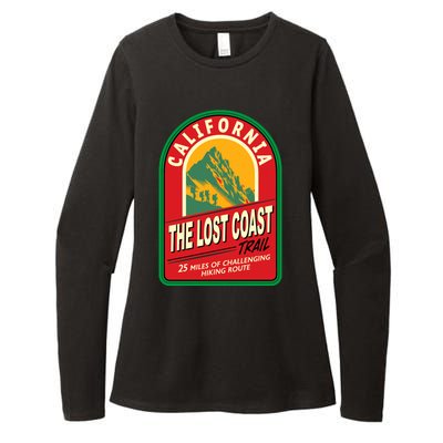 The Lost Coast Trail California Womens CVC Long Sleeve Shirt