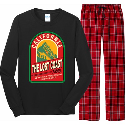 The Lost Coast Trail California Long Sleeve Pajama Set