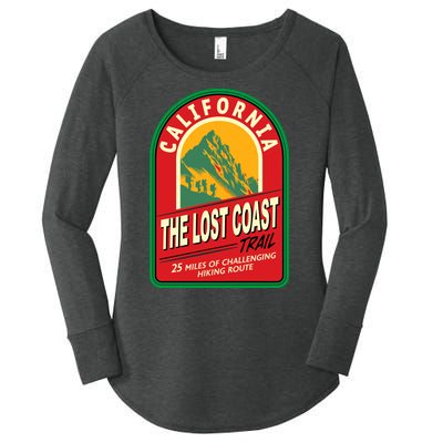 The Lost Coast Trail California Women's Perfect Tri Tunic Long Sleeve Shirt