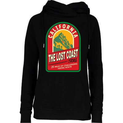 The Lost Coast Trail California Womens Funnel Neck Pullover Hood