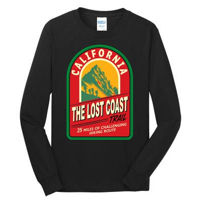 The Lost Coast Trail California Tall Long Sleeve T-Shirt