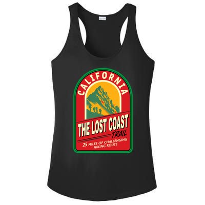 The Lost Coast Trail California Ladies PosiCharge Competitor Racerback Tank