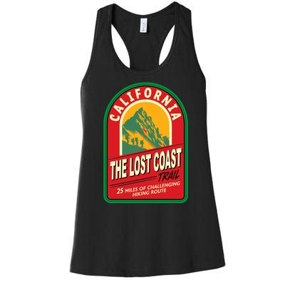 The Lost Coast Trail California Women's Racerback Tank