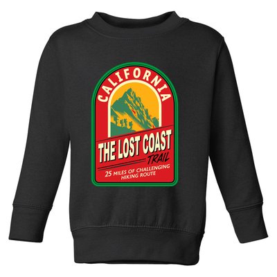 The Lost Coast Trail California Toddler Sweatshirt