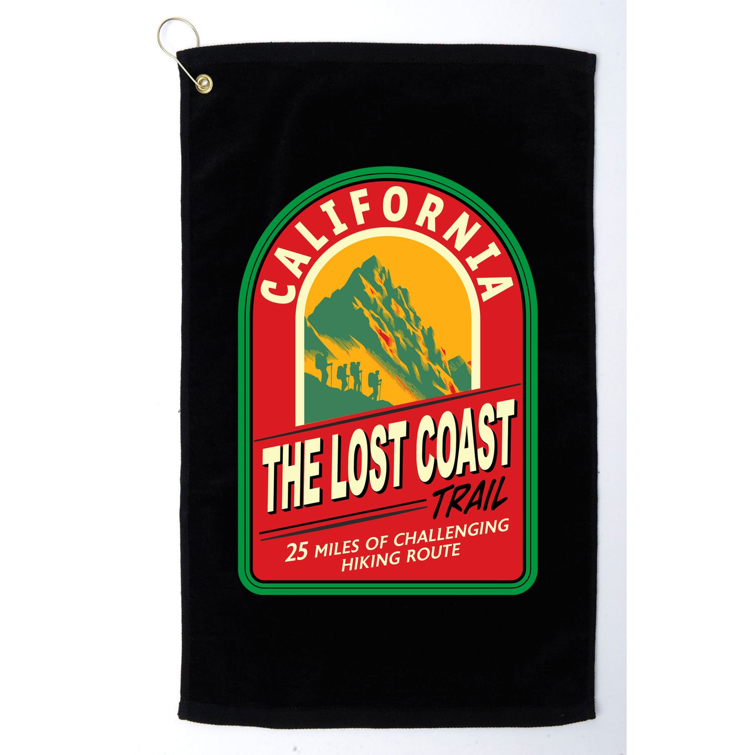 The Lost Coast Trail California Golf Towel