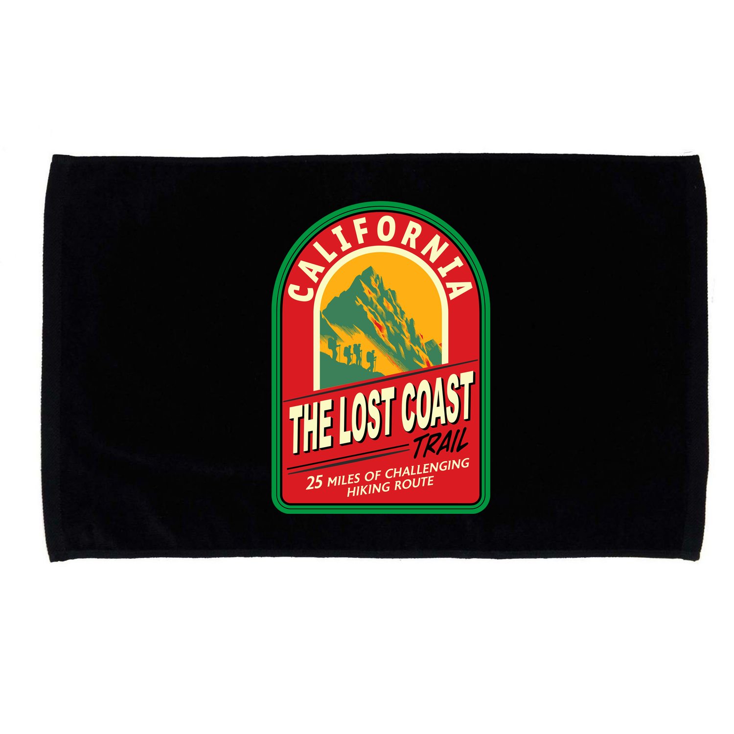 The Lost Coast Trail California Microfiber Hand Towel
