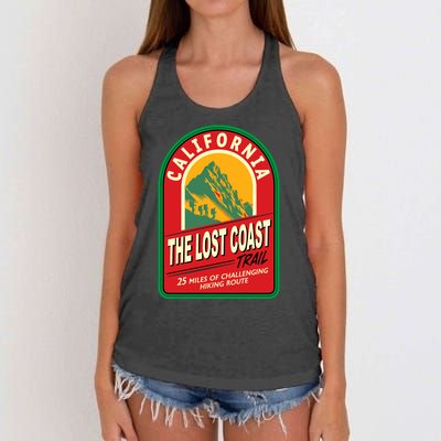 The Lost Coast Trail California Women's Knotted Racerback Tank