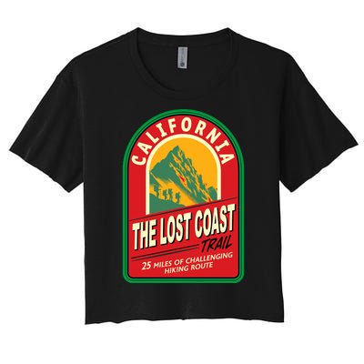 The Lost Coast Trail California Women's Crop Top Tee