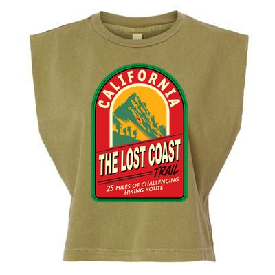 The Lost Coast Trail California Garment-Dyed Women's Muscle Tee