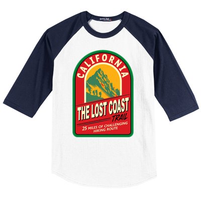 The Lost Coast Trail California Baseball Sleeve Shirt