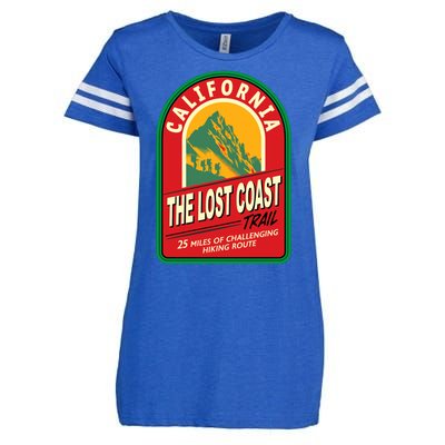 The Lost Coast Trail California Enza Ladies Jersey Football T-Shirt