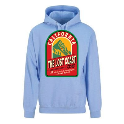 The Lost Coast Trail California Unisex Surf Hoodie